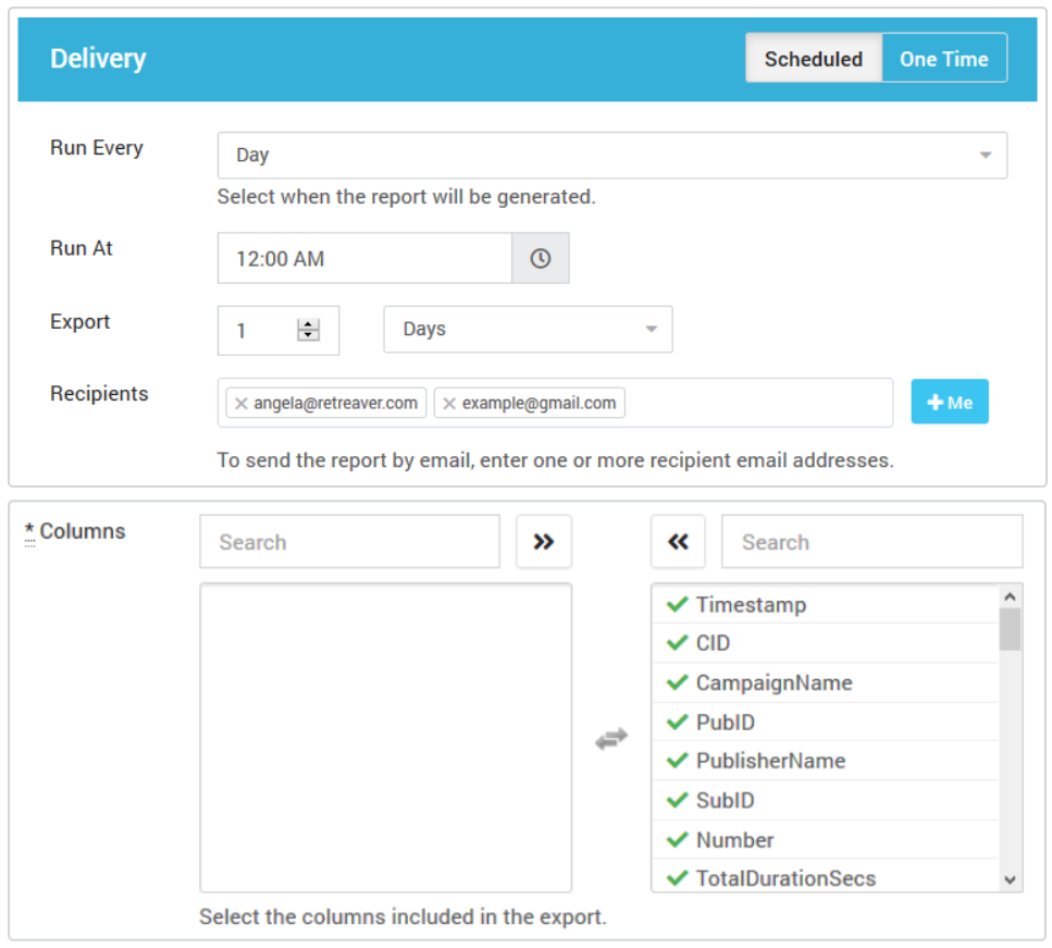 retreaver reports usability